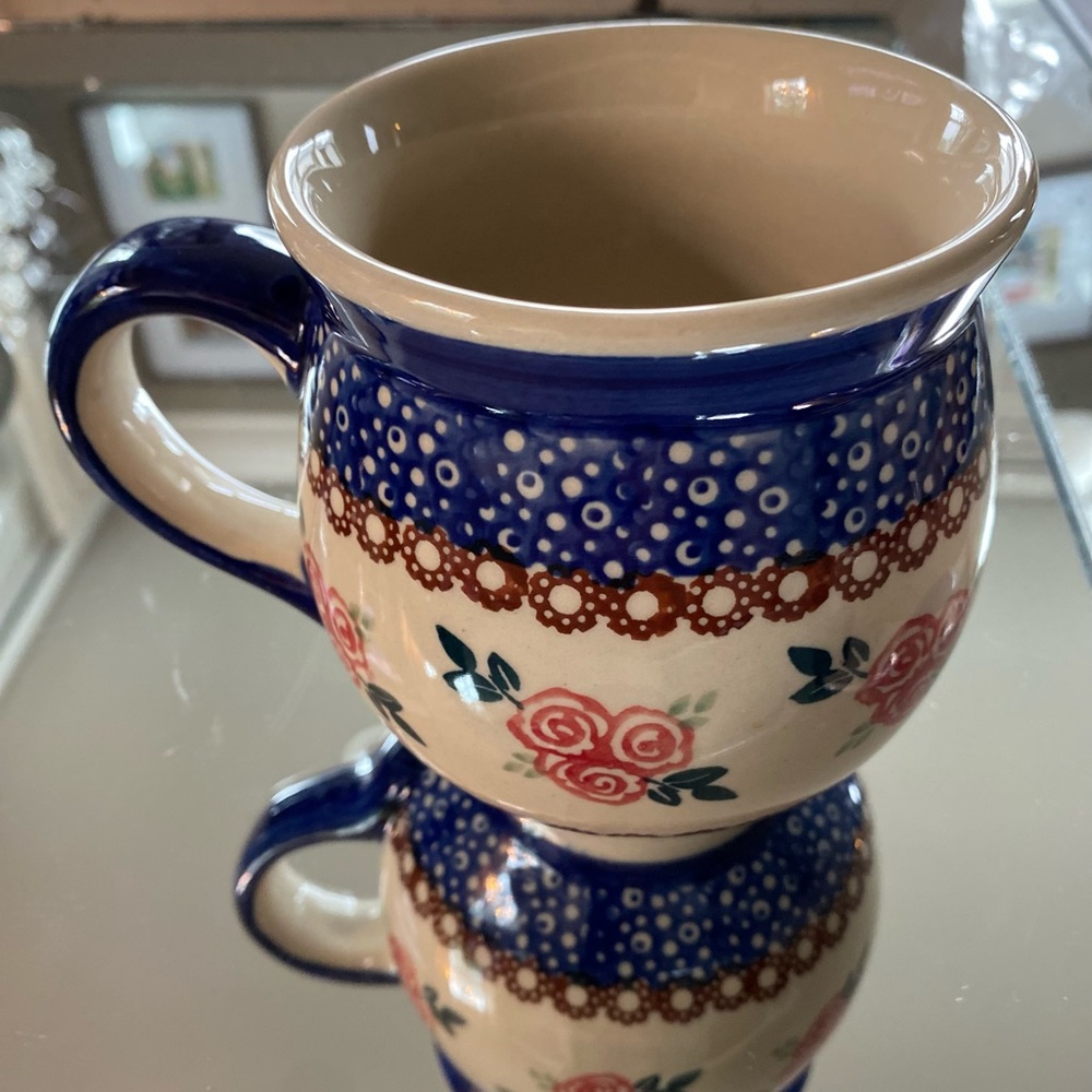 Polish Pottery Large Bubble Mug